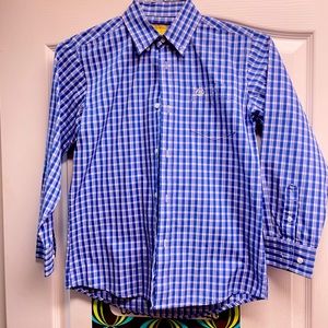Boys long sleeve wrangler shirt- sz large